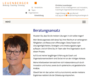 Website Coaching Leuenberger
