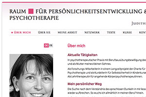 Website Innerem Raum geben - Judith Biberstein